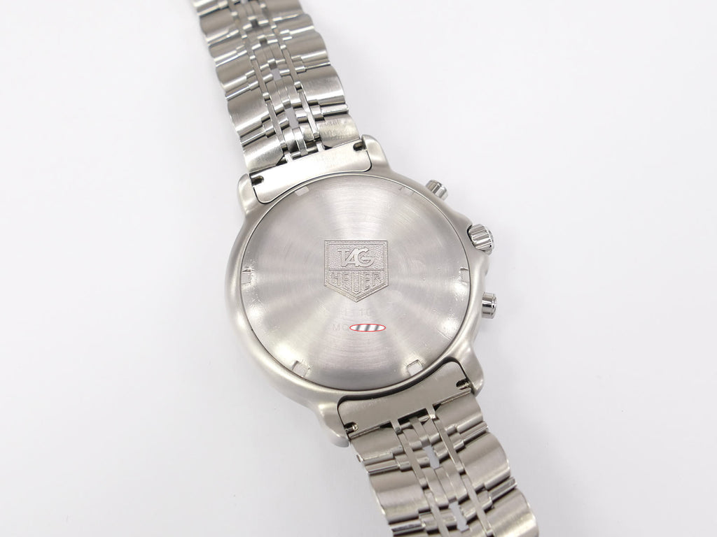 TAG Heuer 6000 Chronograph CH1110-0 stainless steel screw down case back