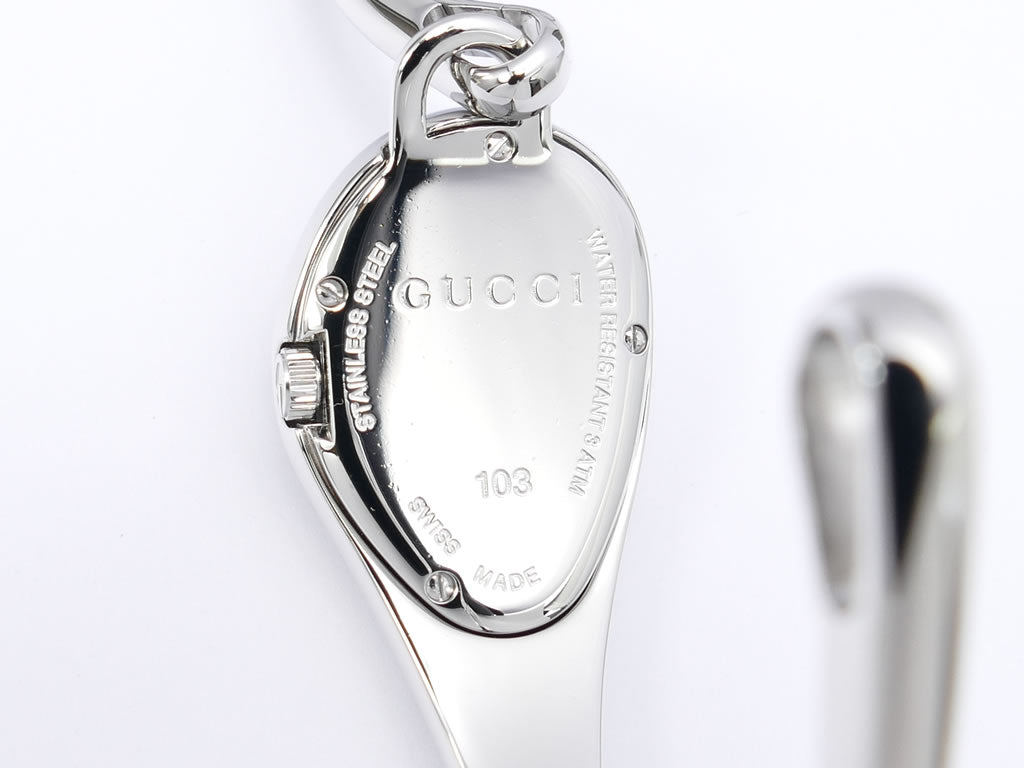 Gucci 103 Horsebit YA103528 case back