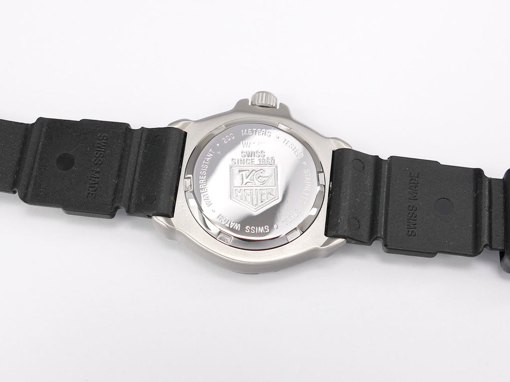 TAG Heuer Formula 1 WA1411 stainless steel screw down case back