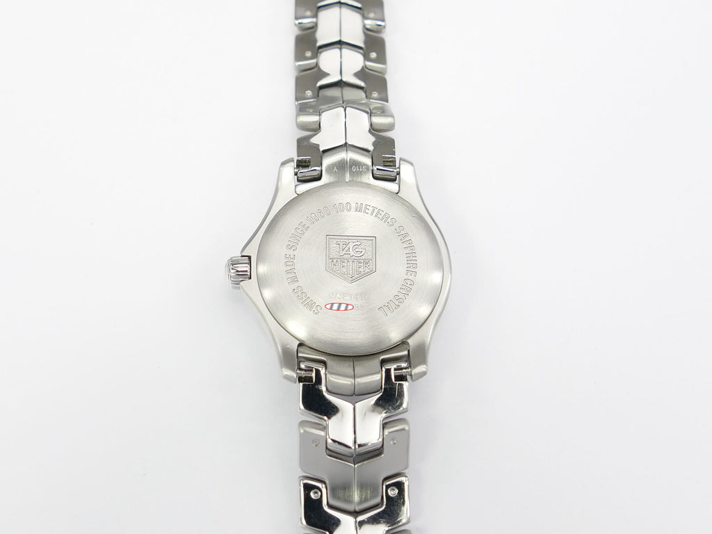 TAG Heuer Link WJF1410 screw down stainless steel case back