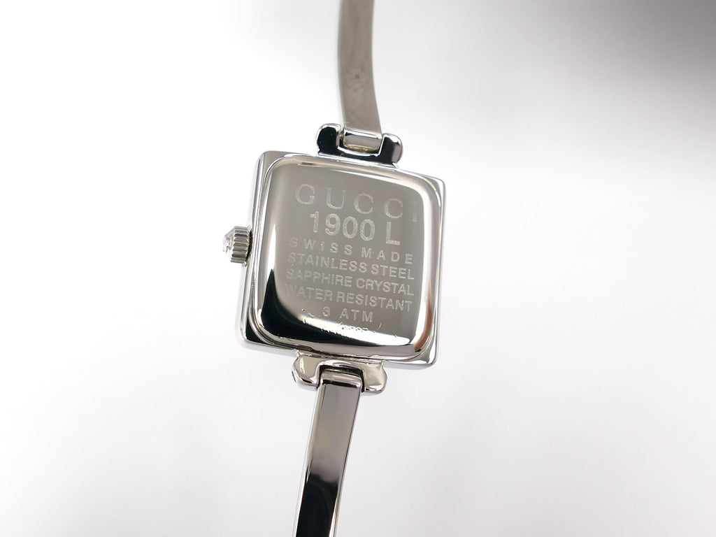 Gucci 1900L Stainless Steel case back