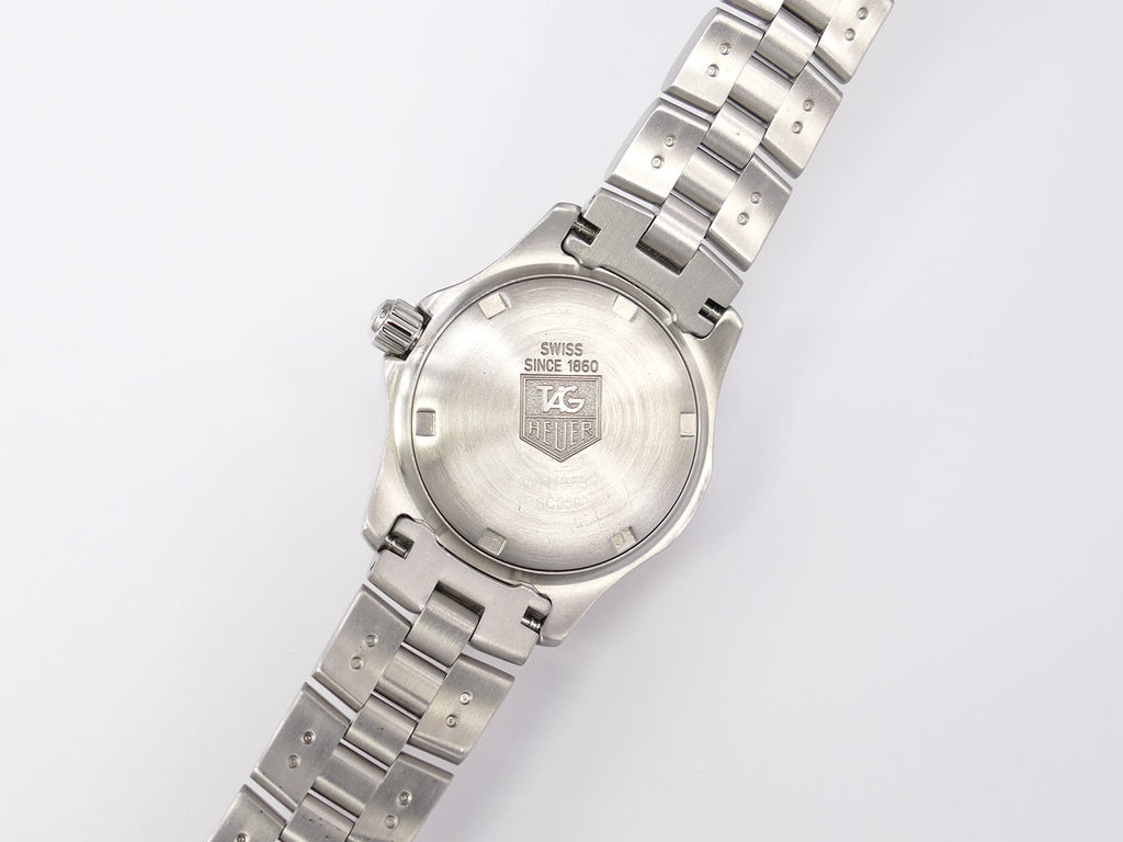 TAG Heuer 2000 Exclusive WN1353-0 stainless steel screw down case back