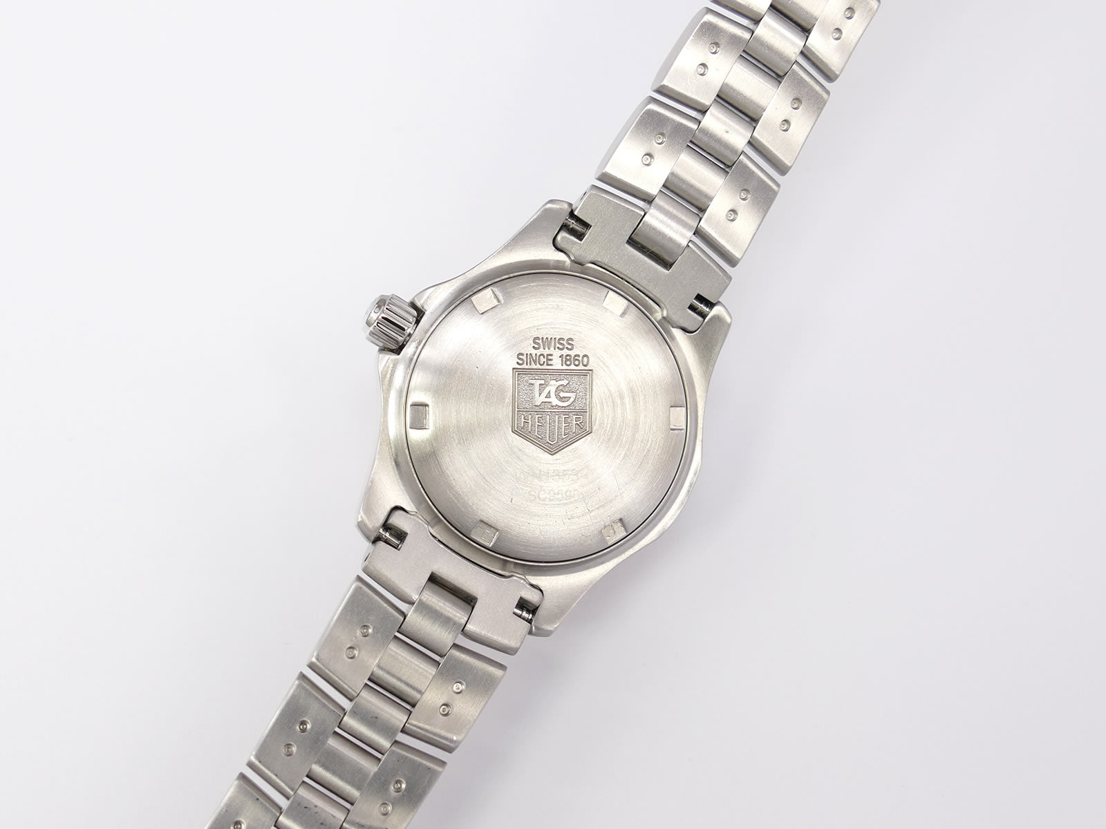 TAG Heuer 2000 Exclusive WN1353-0 stainless steel screw down case back