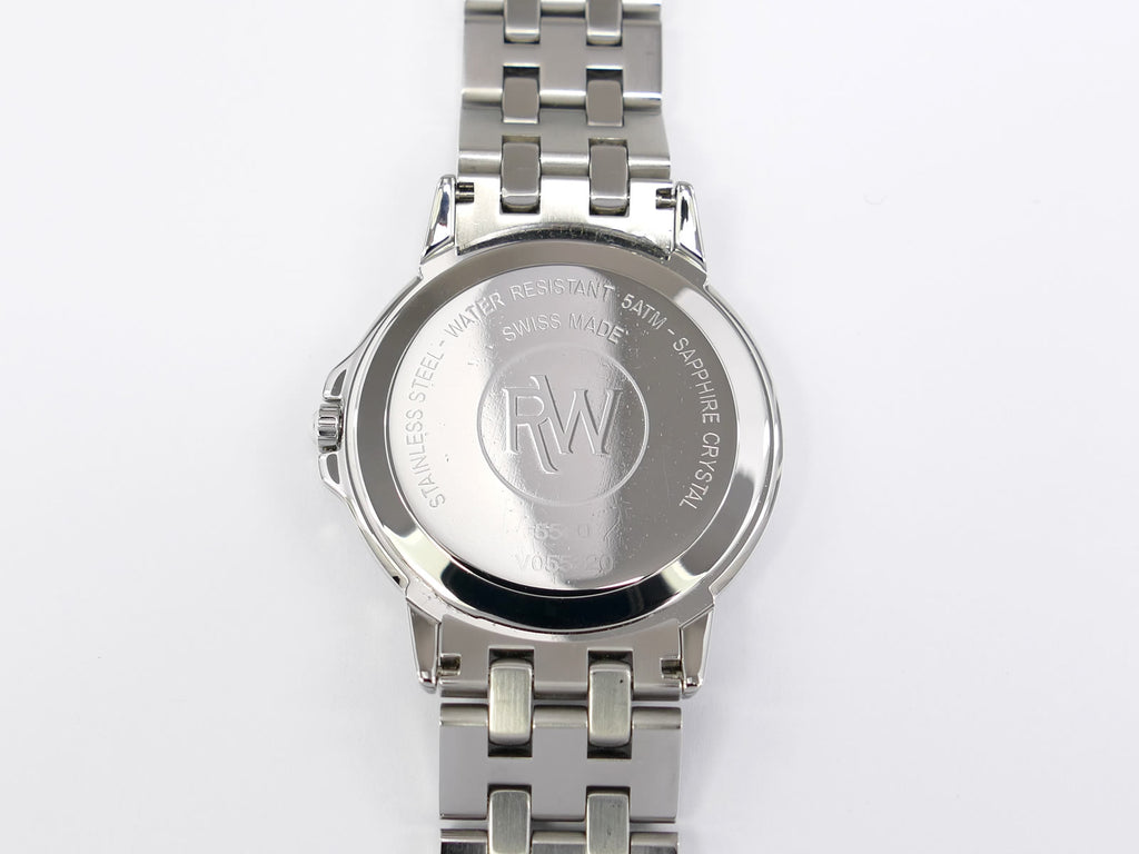 Raymond Weil Tango 5560 stainless steel case back
