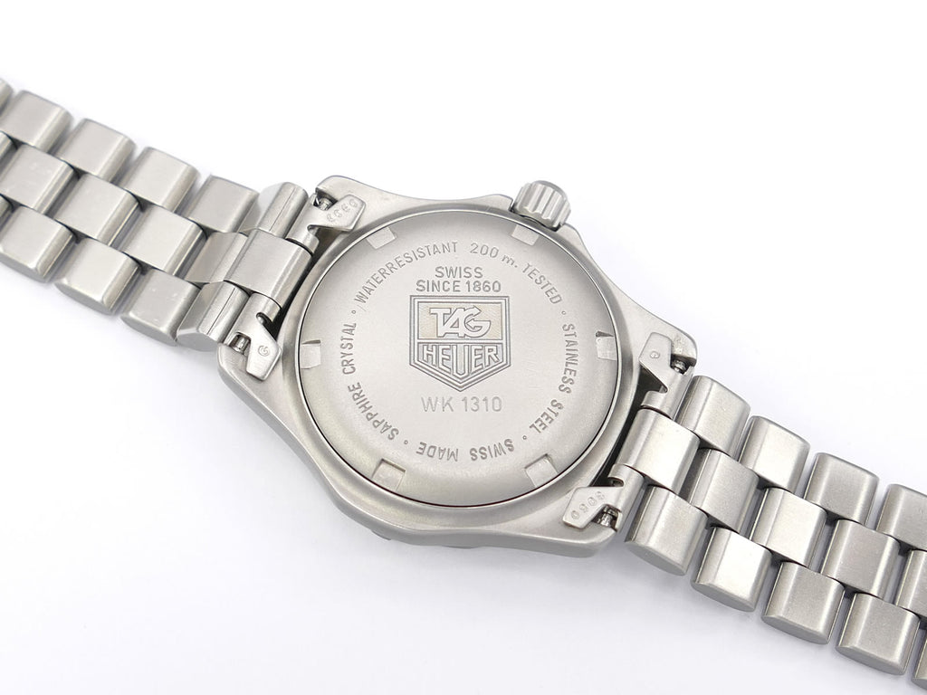 TAG Heuer 2000 WK1310 screw down stainless steel case back