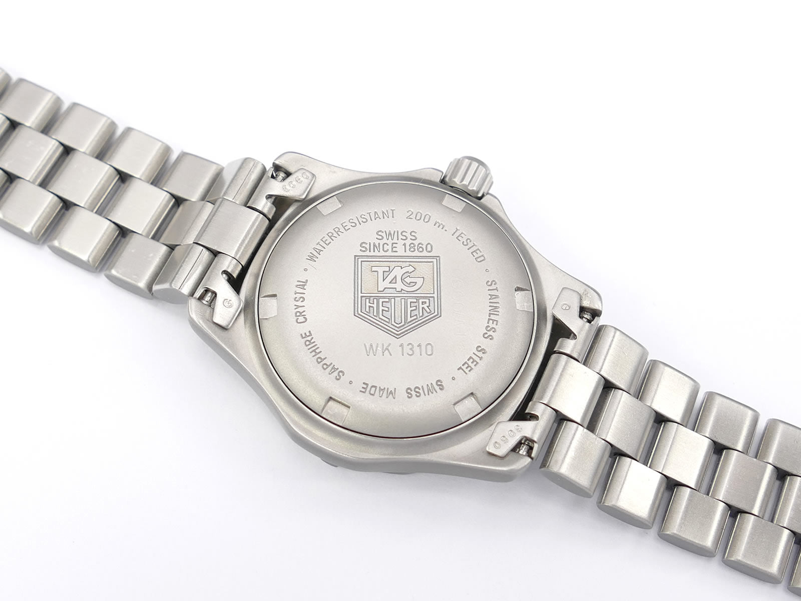 TAG Heuer 2000 WK1310 screw down stainless steel case back