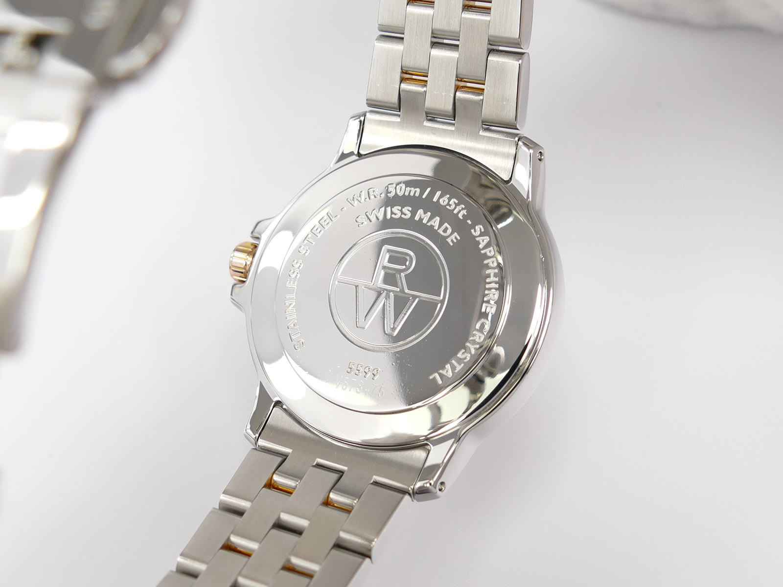 Raymond Weil Tango 5599 Stainless Steel case back