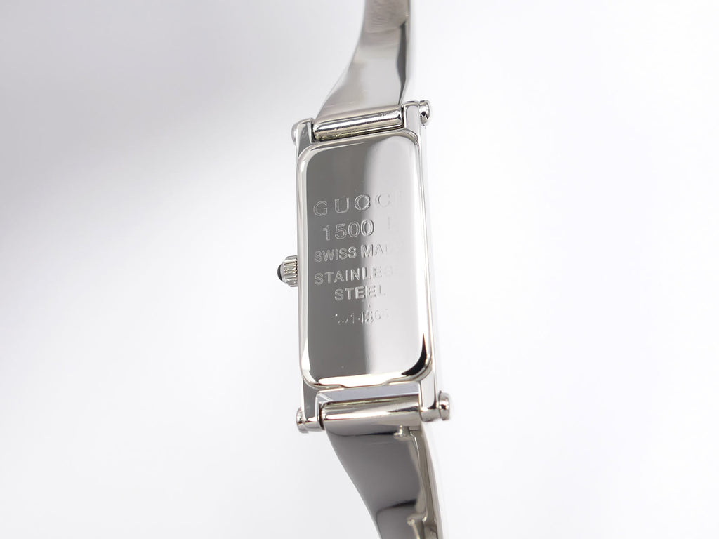 Gucci 1500L Stainless Steel case back