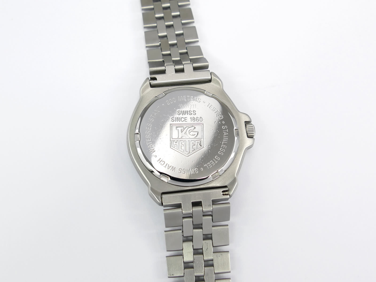 TAG Heuer Formula 1 WA1211 stainless steel screw down case back