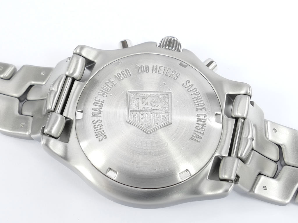 TAG Heuer Link Chronograph Black CT1111.BA0550 case back
