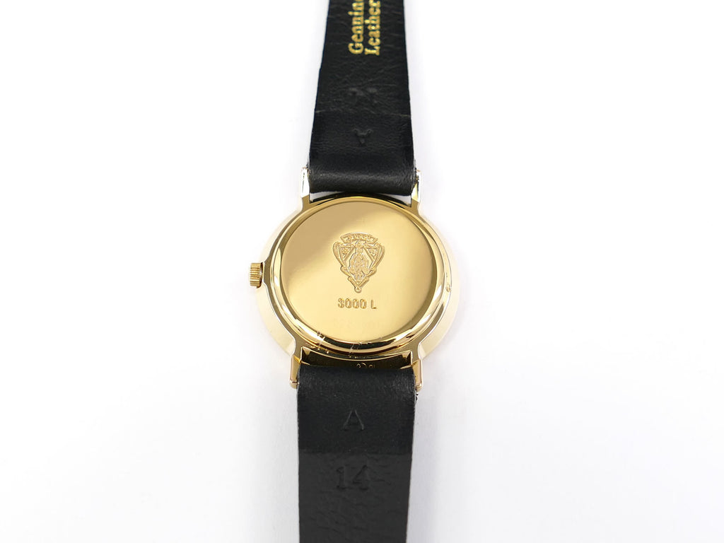 Gucci 3000L 18k Gold Plated case back