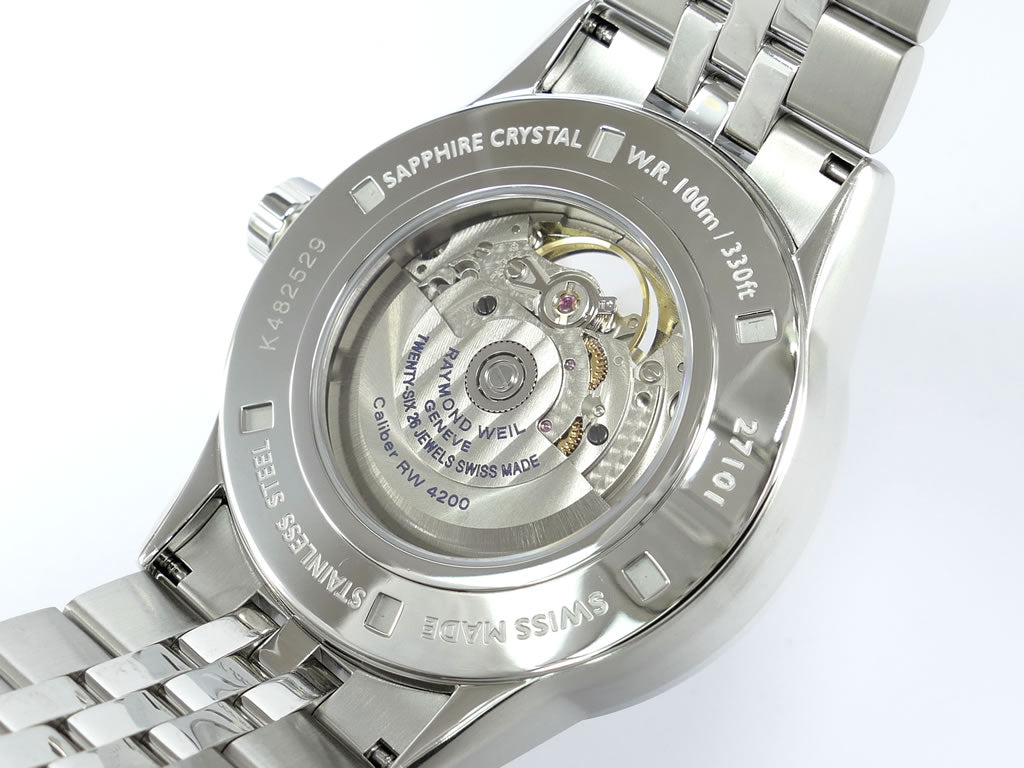 Raymond Weil Freelancer 27101 exhibition case back