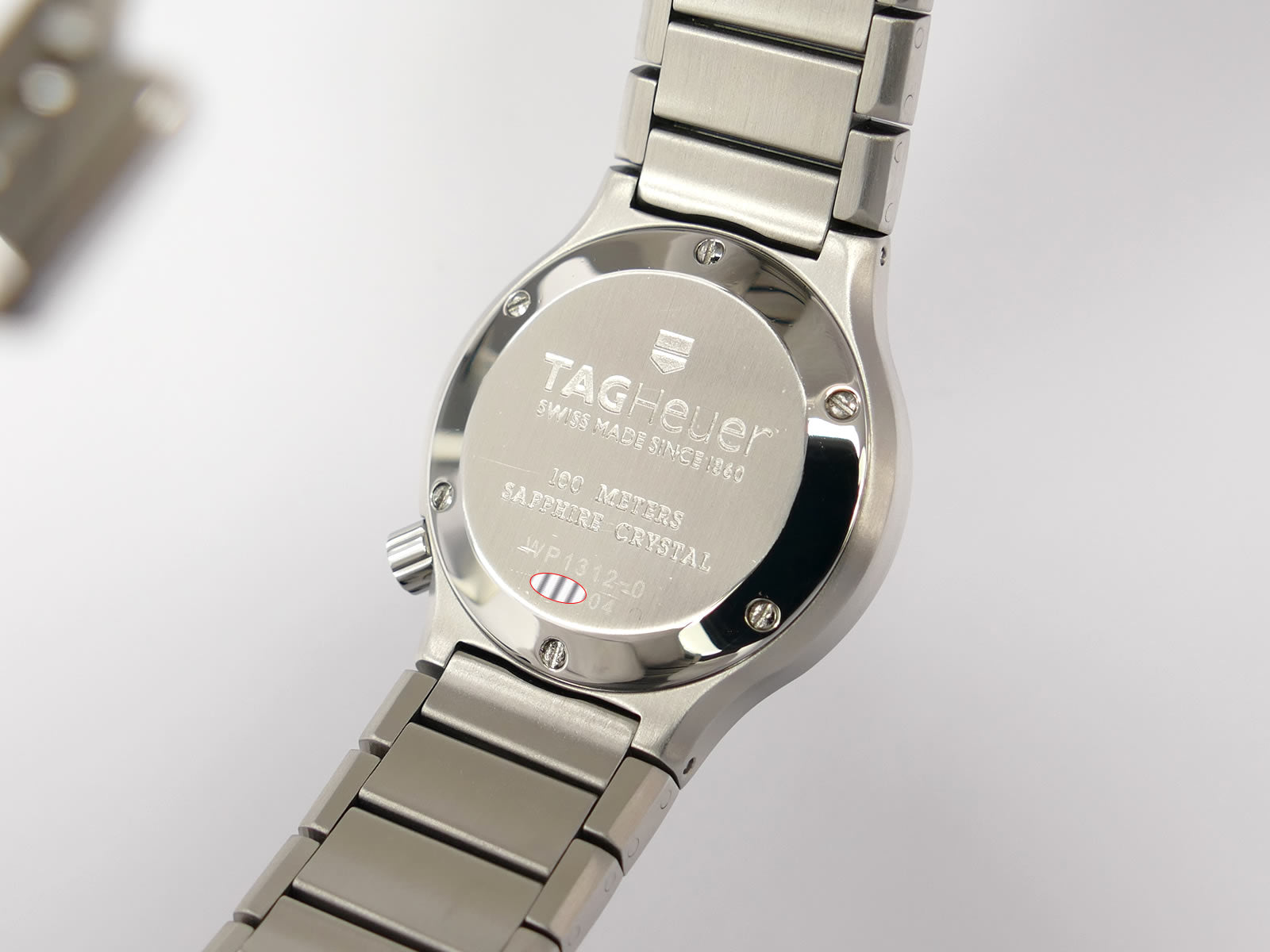 TAG Heuer Alter Ego WP1312-0 stainless steel case back
