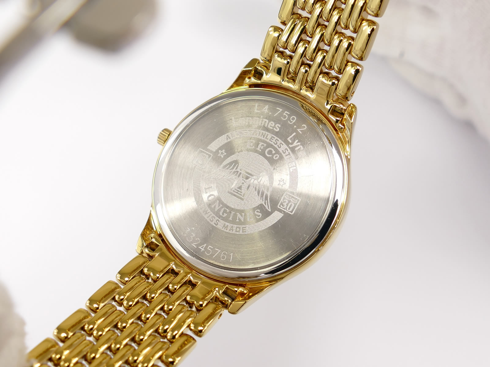 Longines Lyre L4.759.2 stainless steel case back