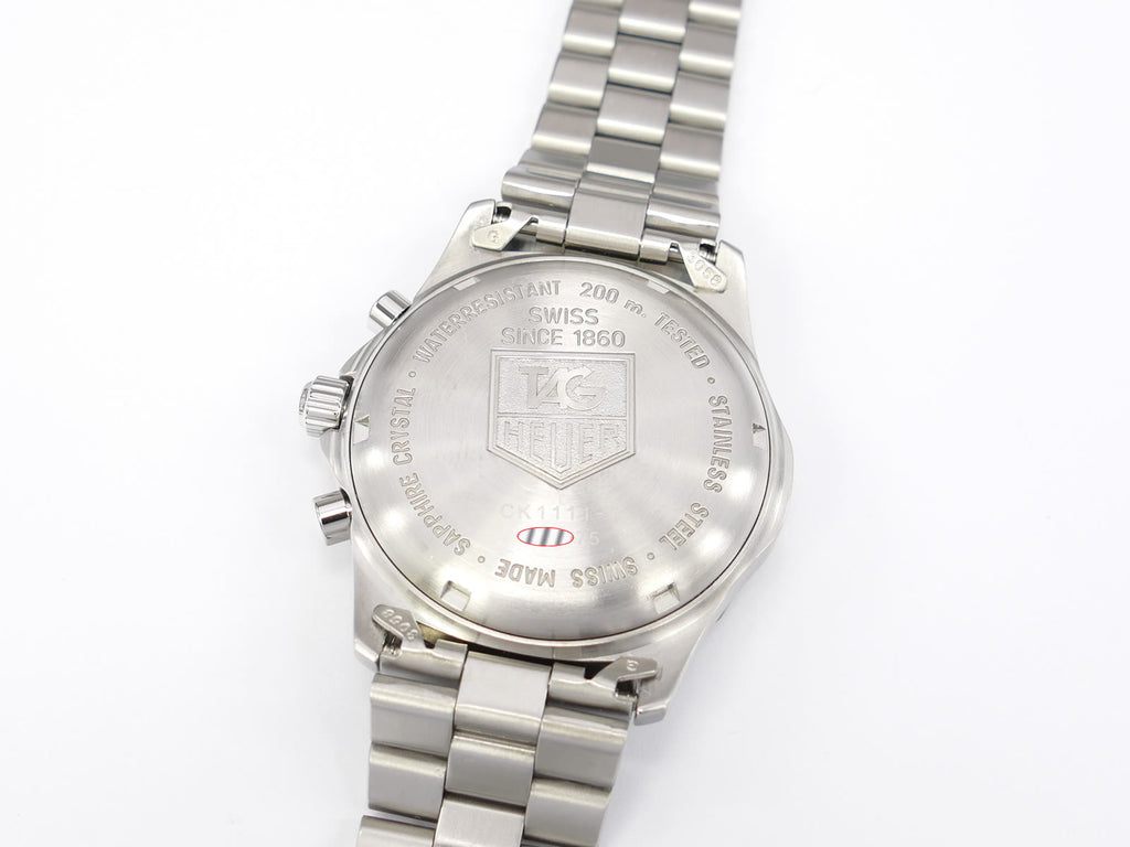 TAG Heuer 2000 CK1111-0 stainless steel screw down case back