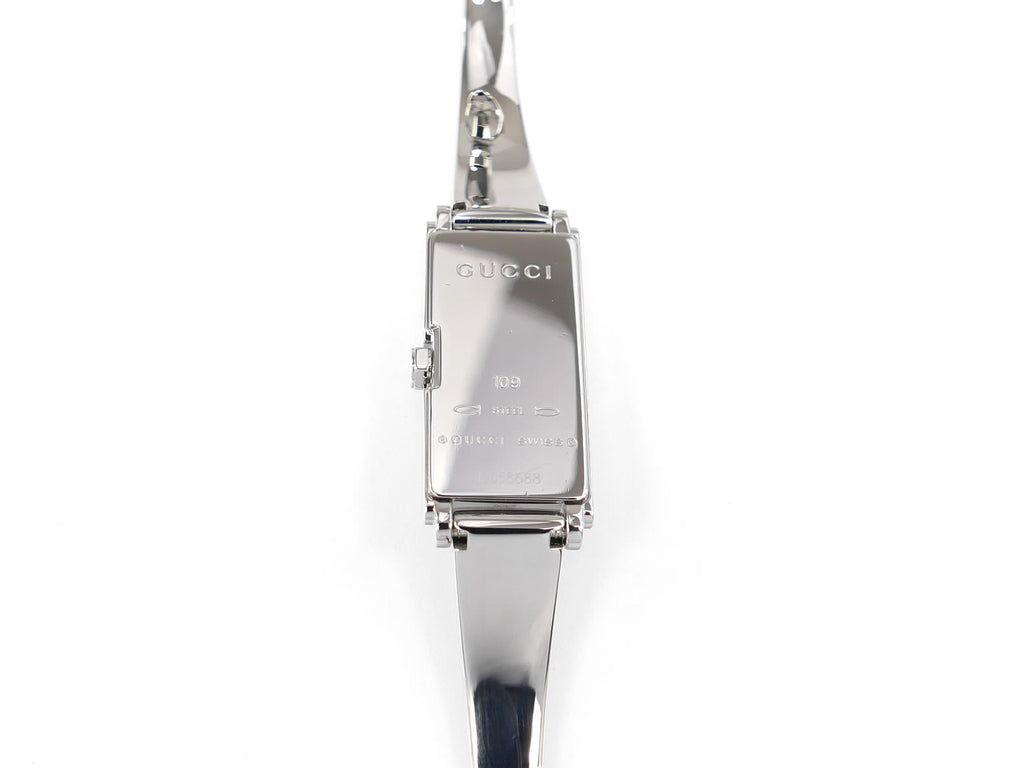 Gucci G-Line 109 Stainless Steel case back