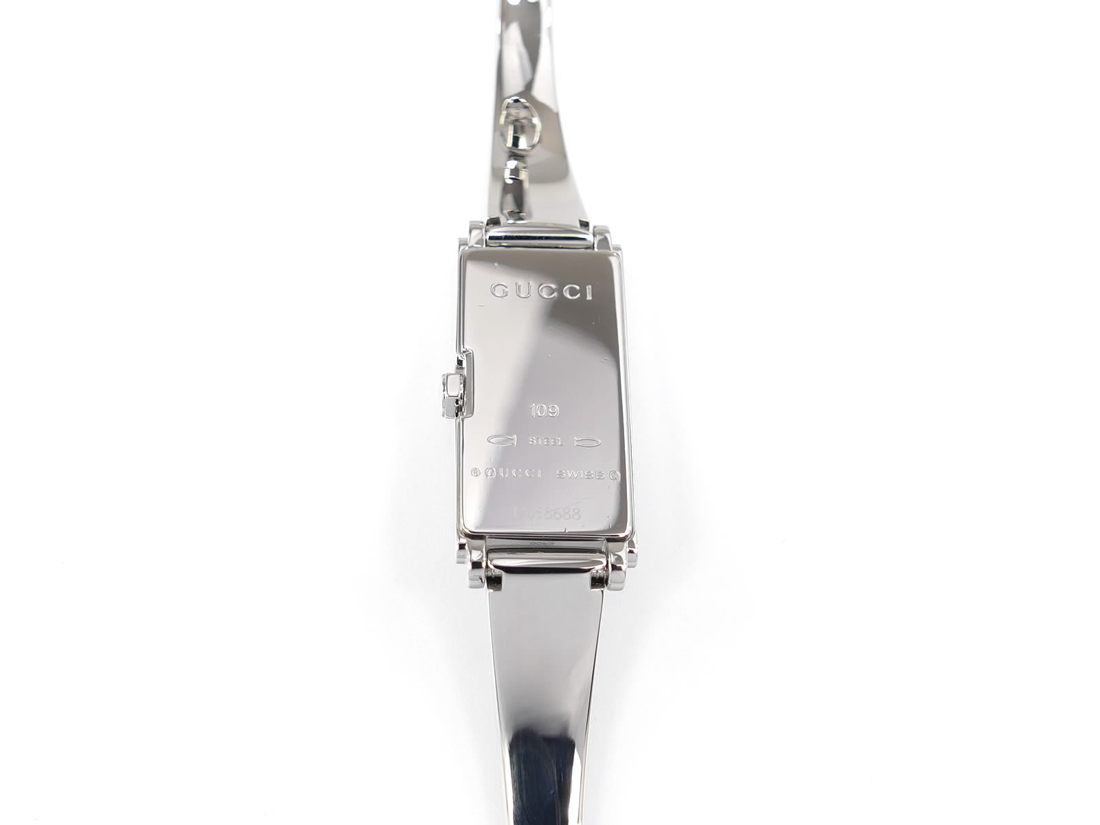 Gucci G-Line 109 Stainless Steel case back
