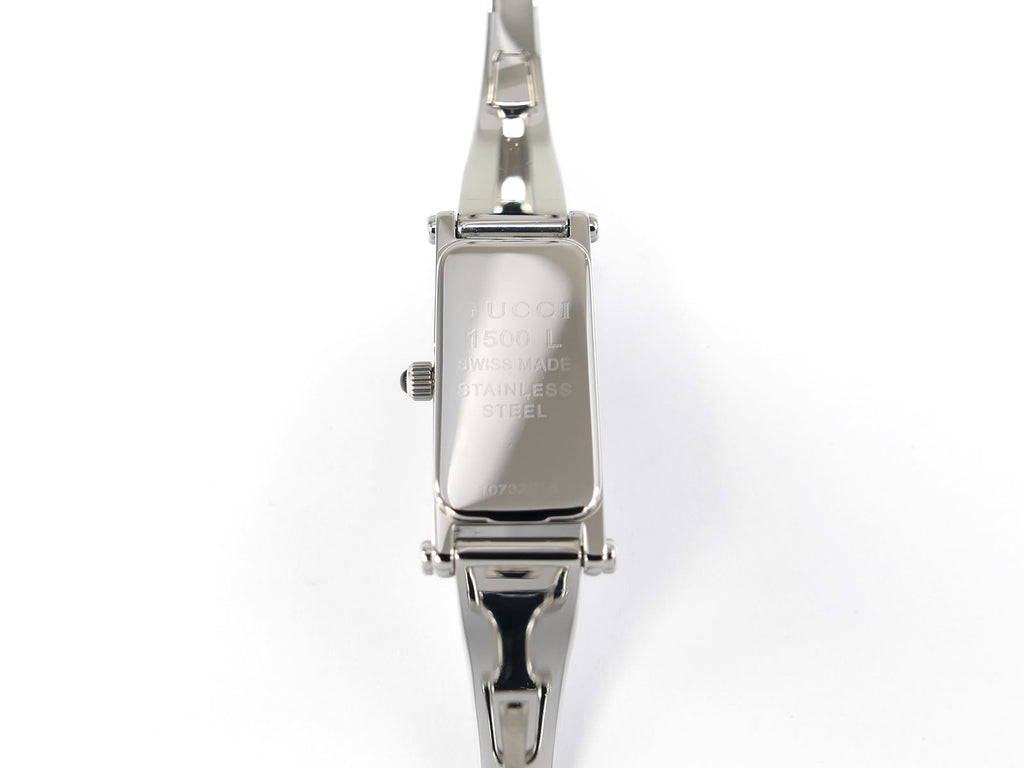 Gucci 1500L Stainless Steel case back