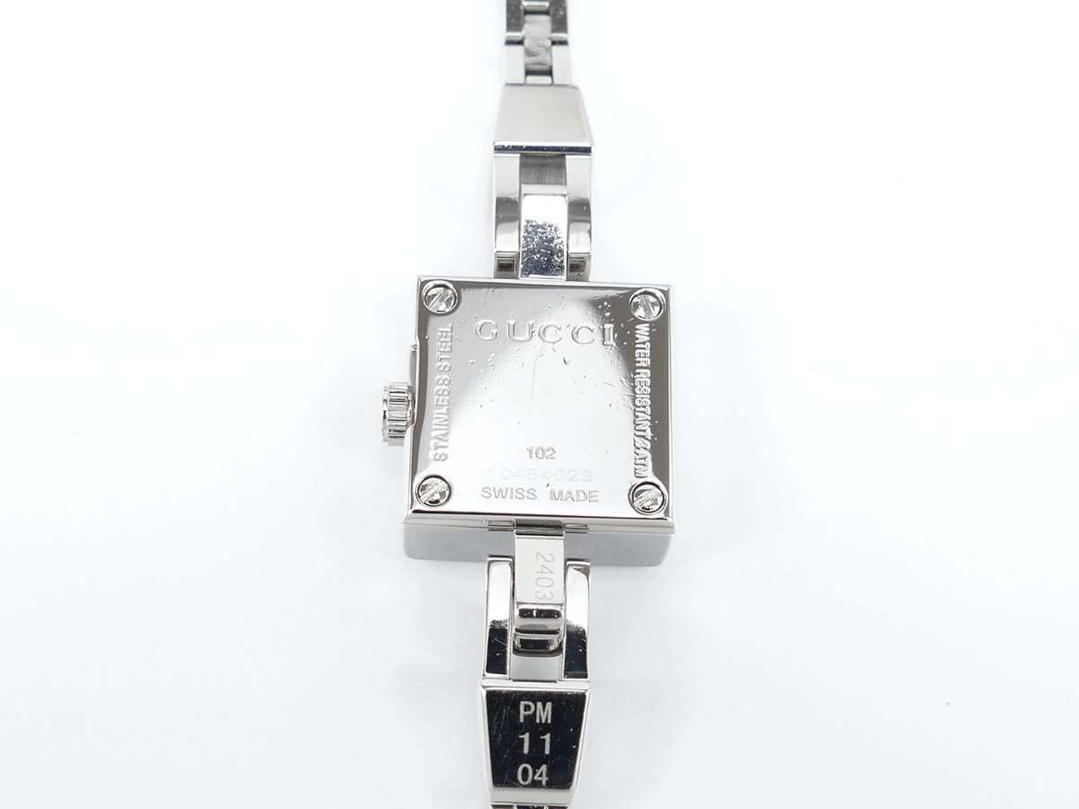 Gucci 102 Mini G Blue Mother of Pearl Dial YA102538 Bracelet