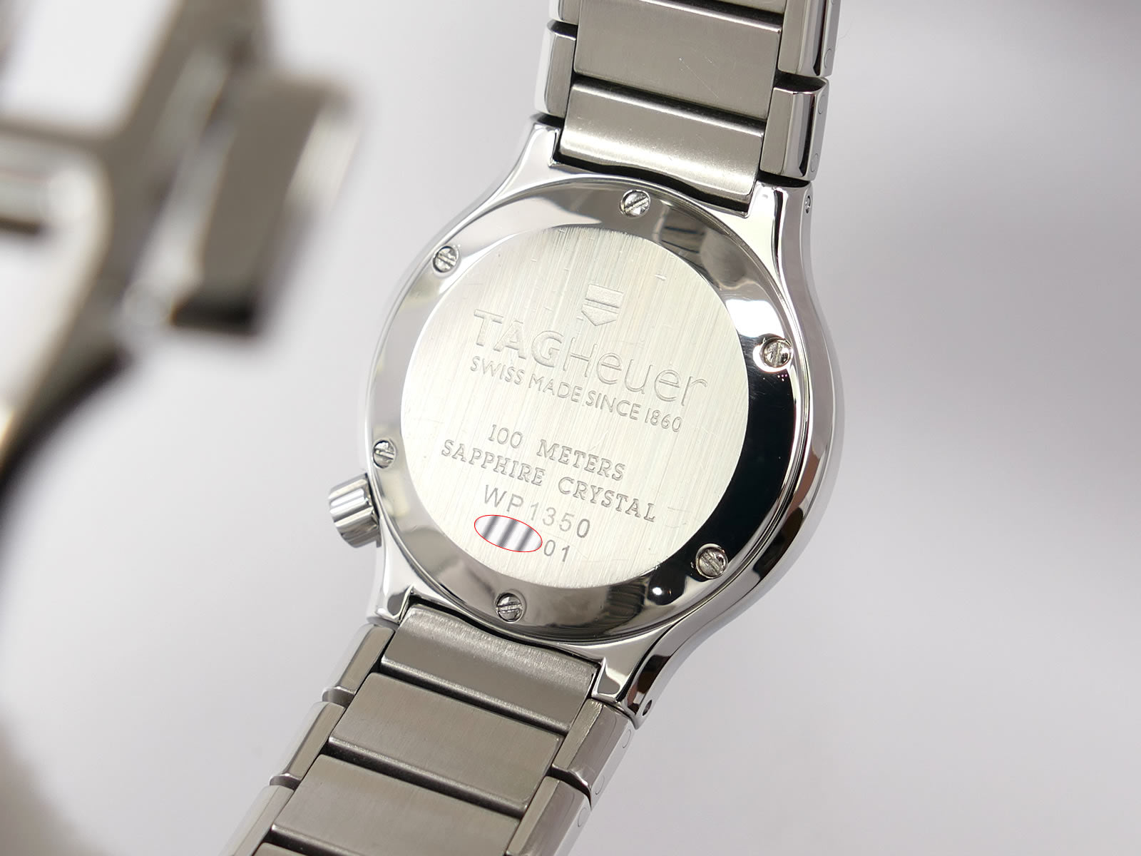 TAG Heuer Alter Ego WP1350 stainless steel case back