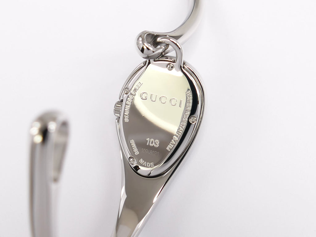 Gucci Horsebit 103 stainless steel case back
