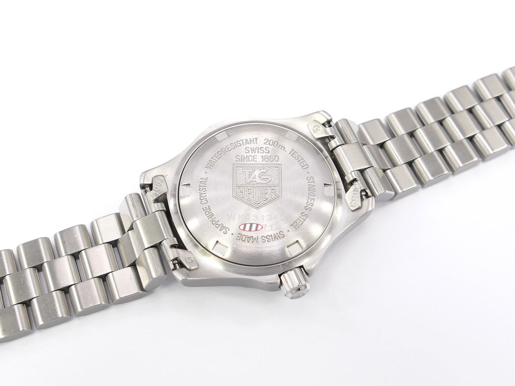 TAG Heuer 2000 Classic WK1313-0 stainless steel screw down case back