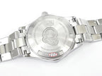 TAG Heuer Aquaracer WAF1414.BA0823 case back with frogman