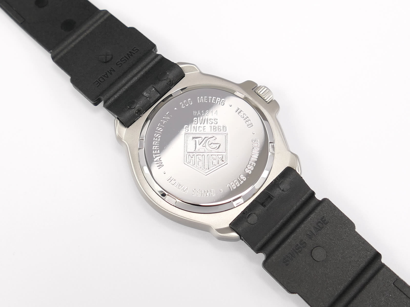 TAG Heuer Formula 1 WA1214 stainless steel screw down case back