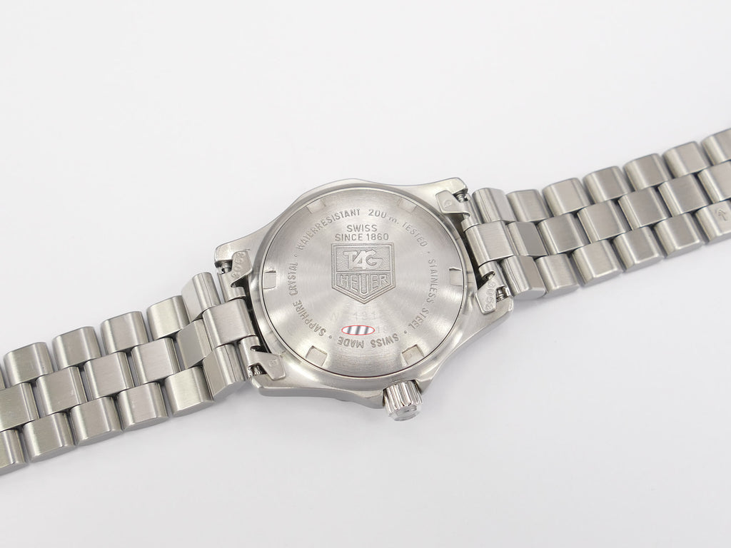 TAG Heuer 2000 WK1313-0 stainless steel screw down case back
