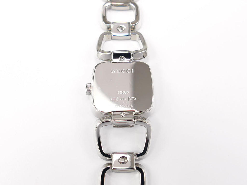 Gucci G 125.5 Stainless Steel case back