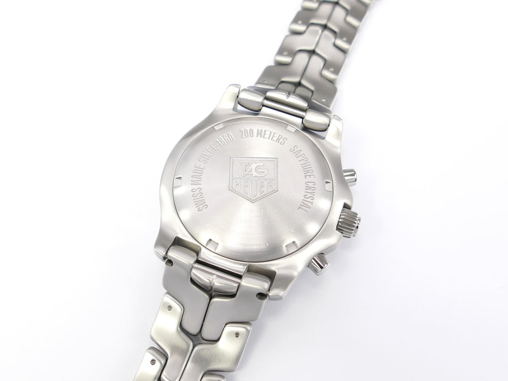TAG Heuer Link CT1111 stainless steel screw down case back