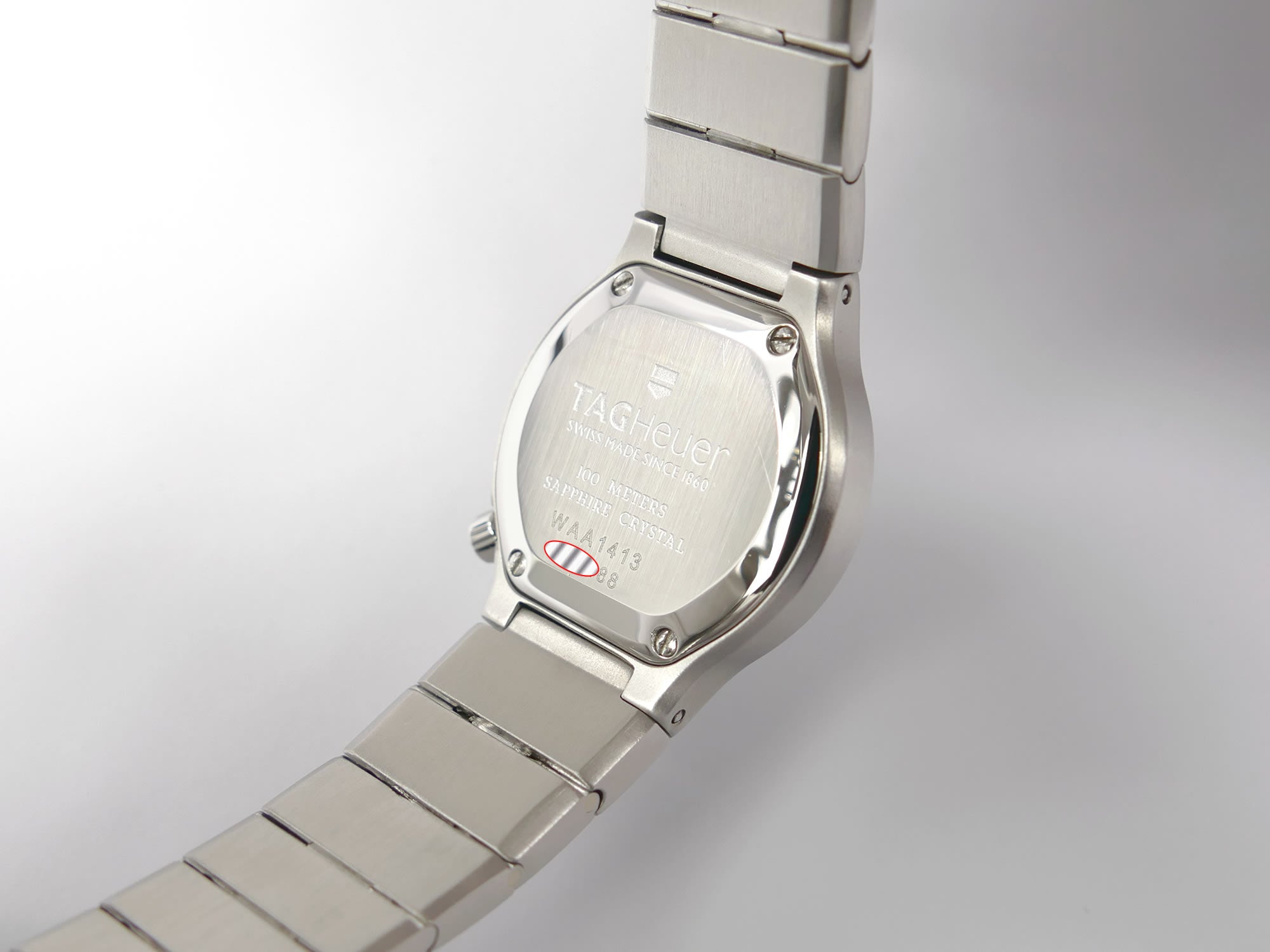 TAG Heuer Alter Ego WAA1413 stainless steel case back