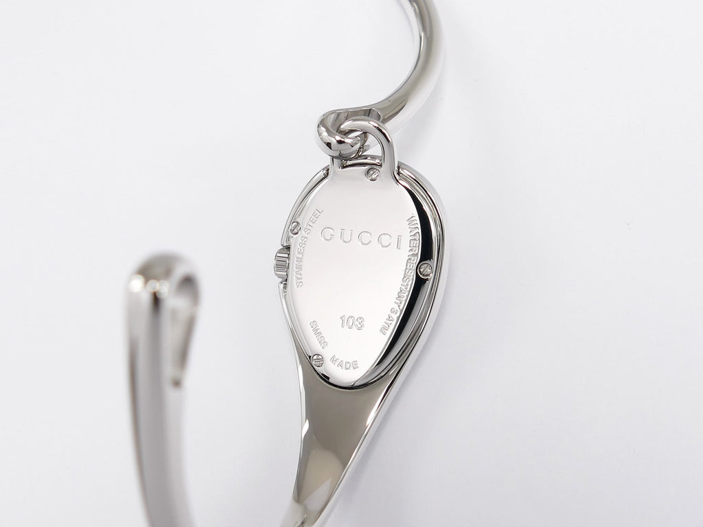 Gucci Horsebit 103 Stainless Steel case back
