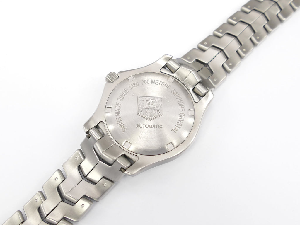 TAG Heuer Link WJF2110 stainless steel screw down case back