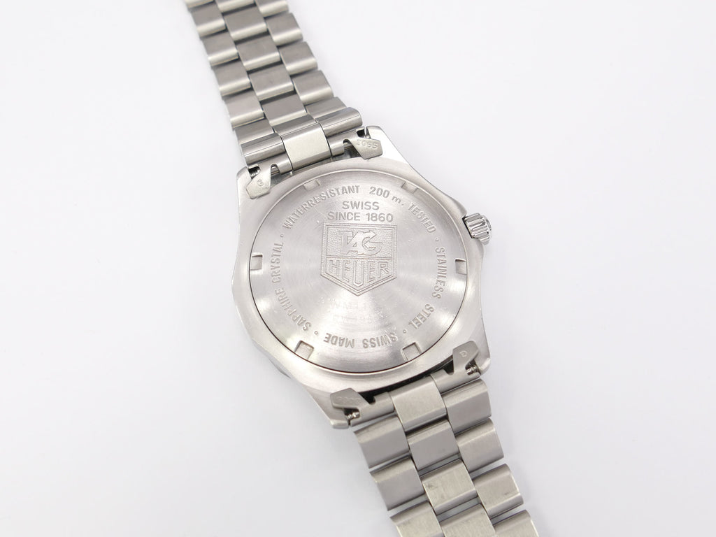 TAG Heuer 2000 Sport WM1113 stainless steel screw down case back