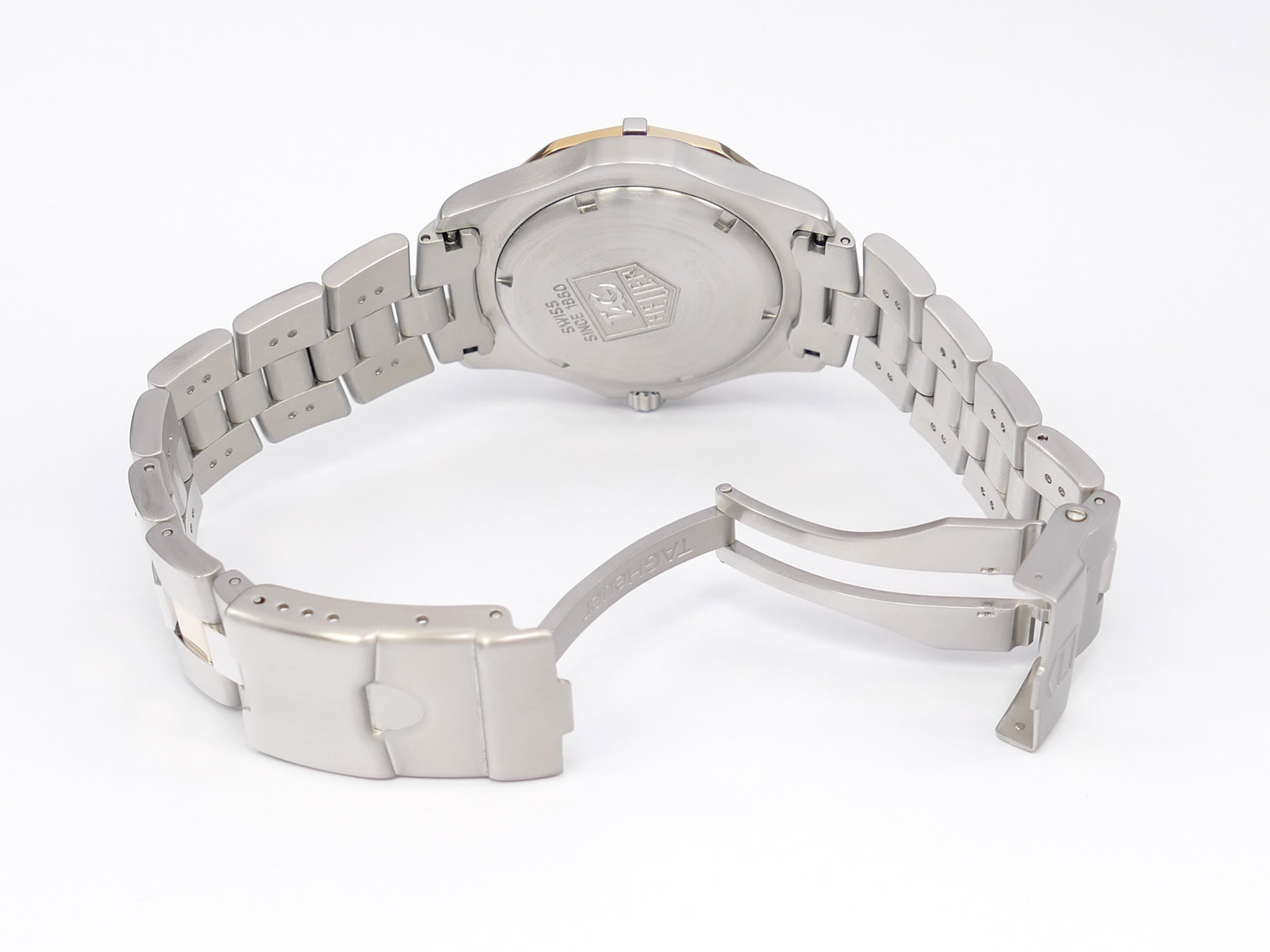 TAG Heuer 2000 Exclusive WN1153-0 Silver 38mm with Solid 18k Gold