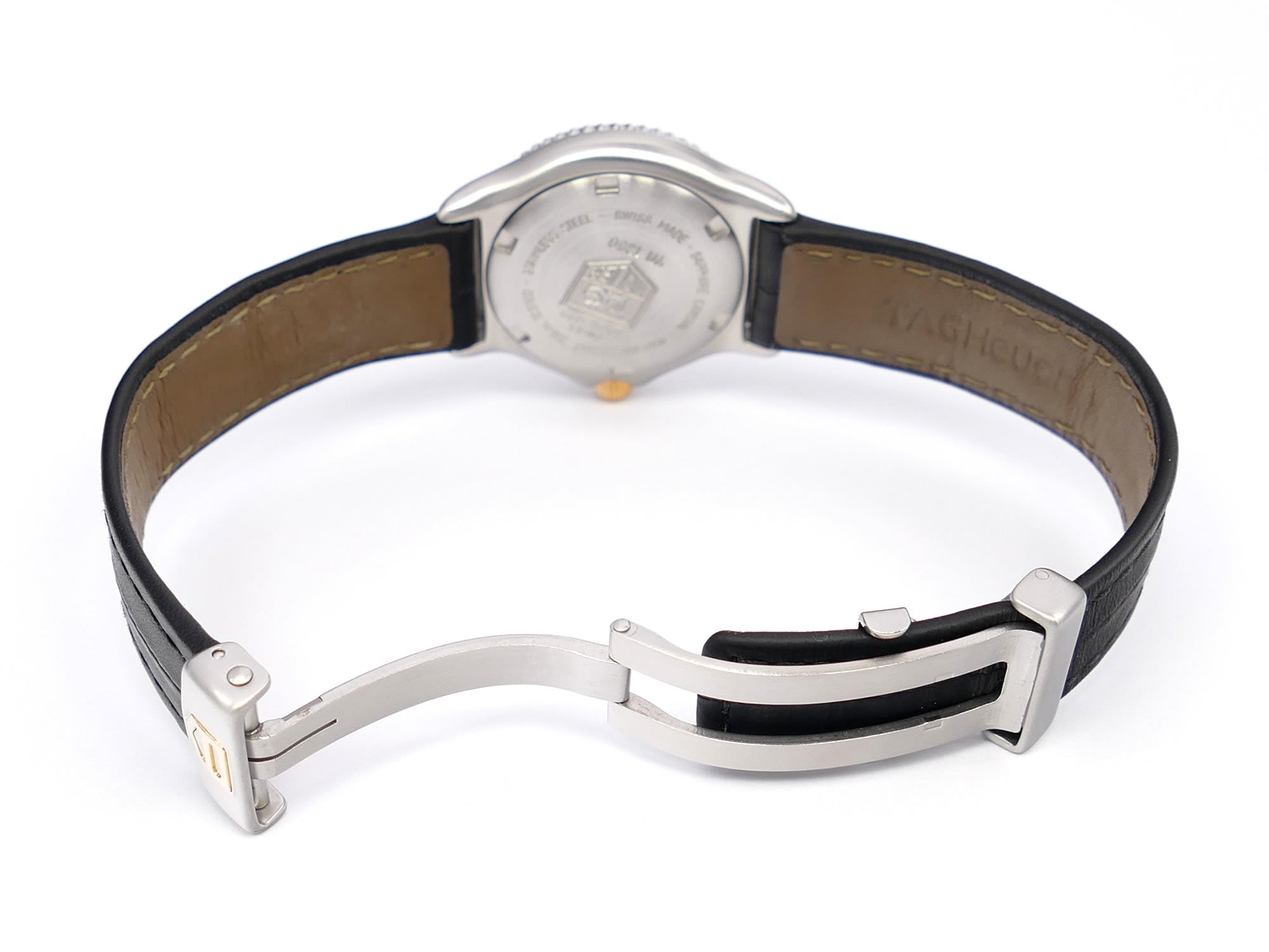 TAG Heuer SEL WI1350 18k gold plated screw down crown