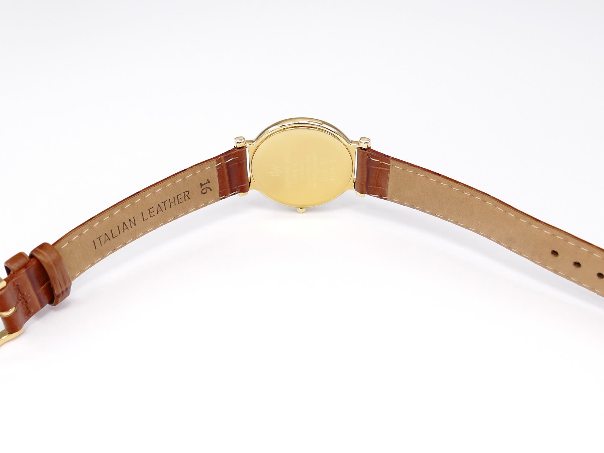 Raymond Weil Traditional 9136-2 two piece brown leather strap