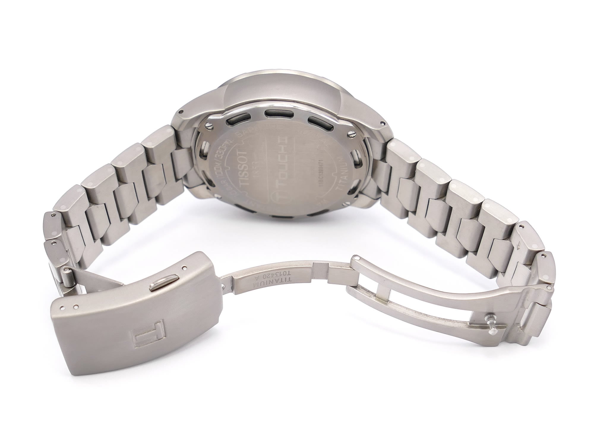 Tissot T-Touch II Titanium folding clasp T047420A
