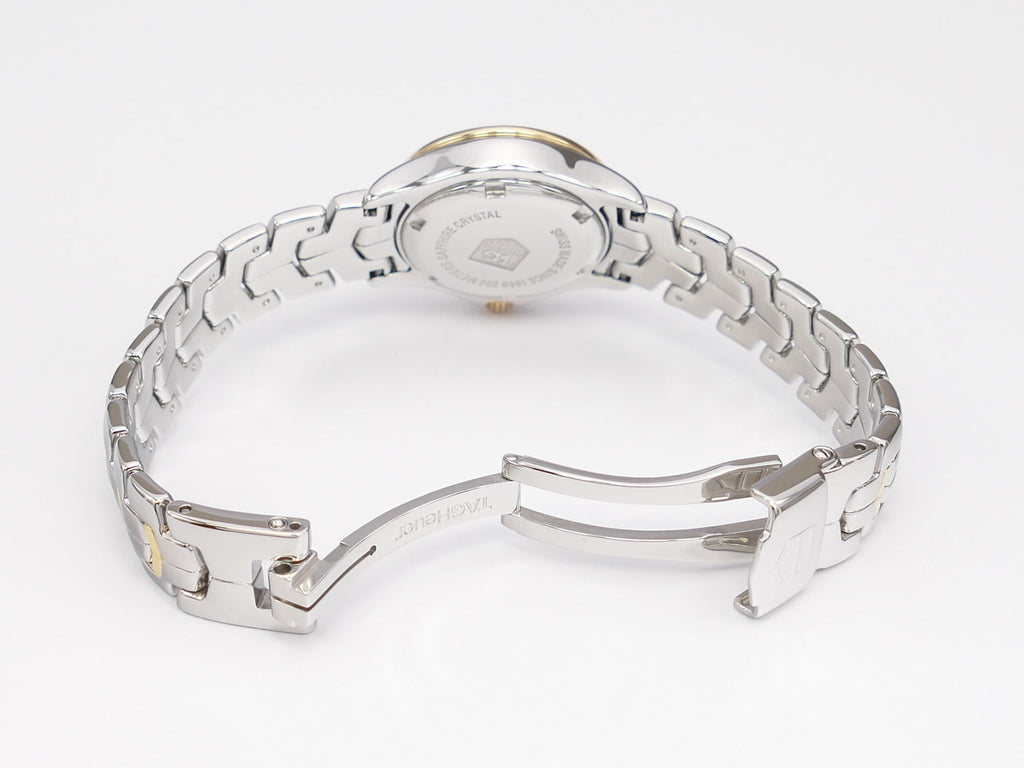 TAG Heuer Link Lady WJF1352 bi folding stainless steel clasp