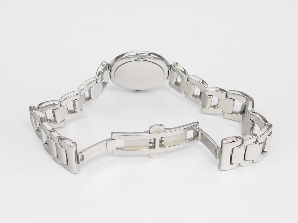 Zenith Caprice Stainless Steel bi folding clasp