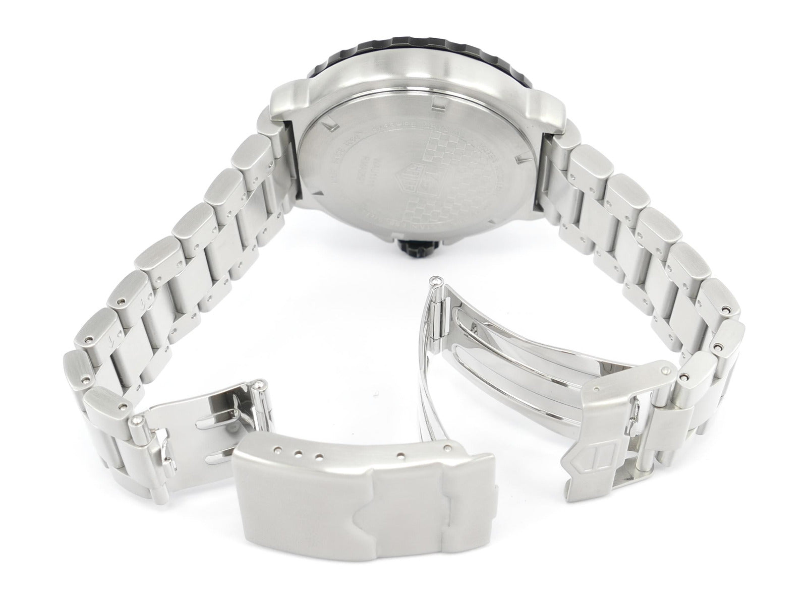 TAG Heuer Formula 1 White WAU1111.BA0858 security clasp and wetsuit expansion