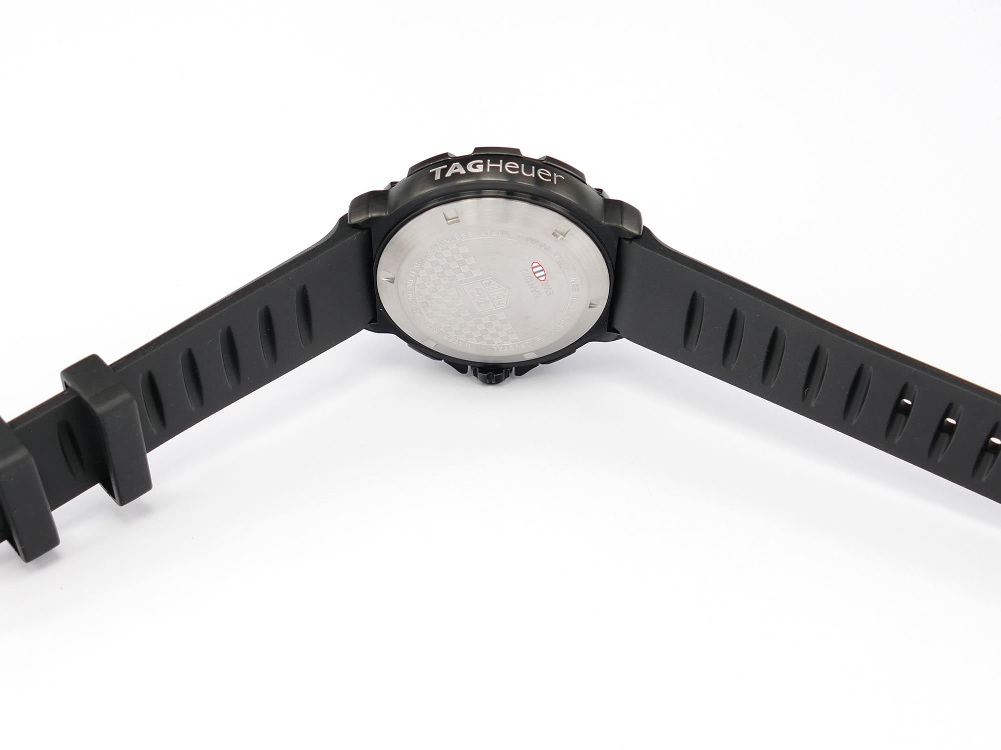 TAG Heuer Formula 1 CAH1012 two piece rubber strap