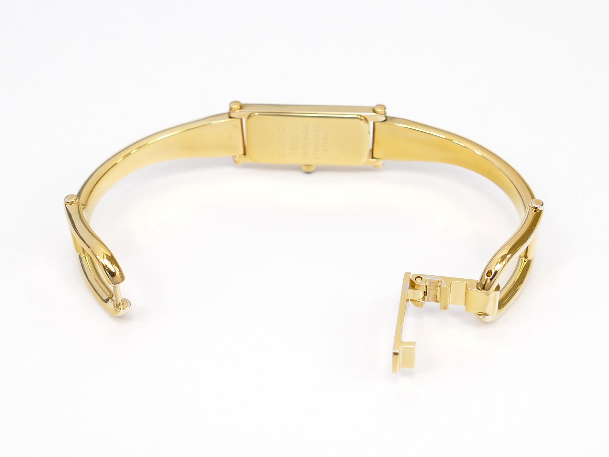 Gucci 1500L 18k Gold Plated bangle clip