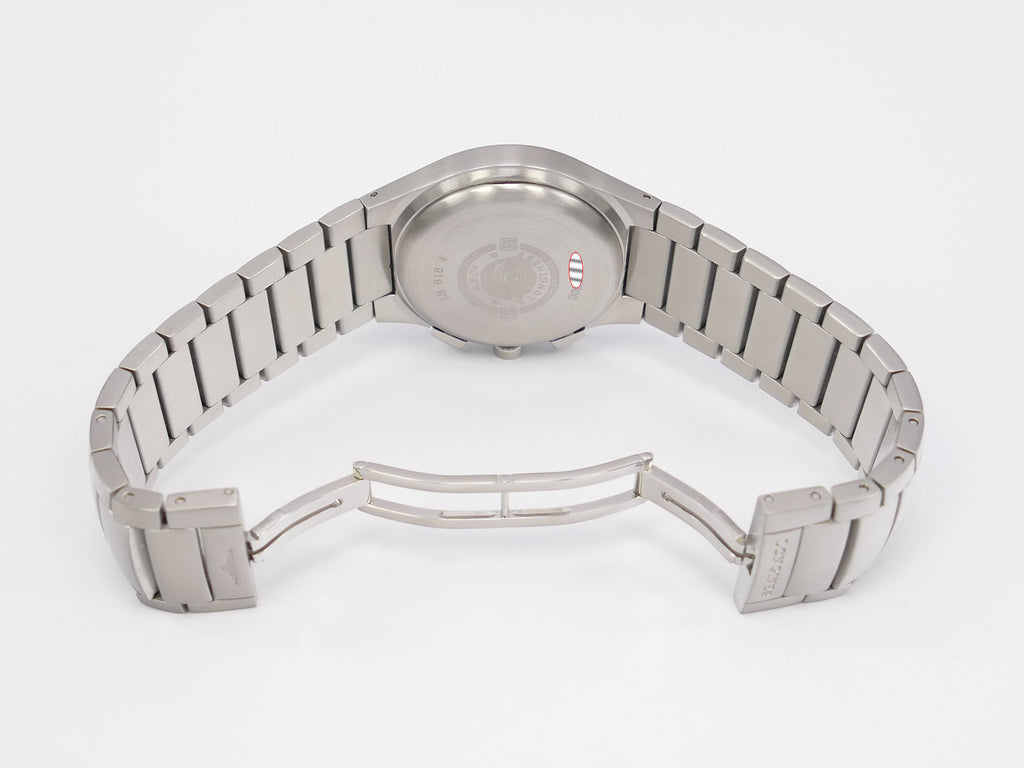 Longines Oposition L3.618.4 stainless steel bi folding clasp