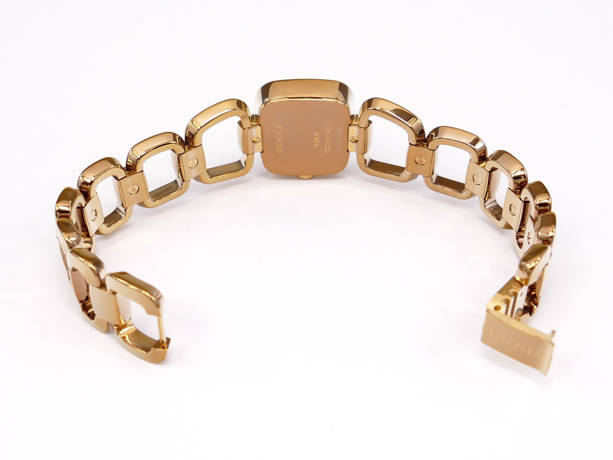 Gucci G 125.5 Rose Gold PVD bracelet clip
