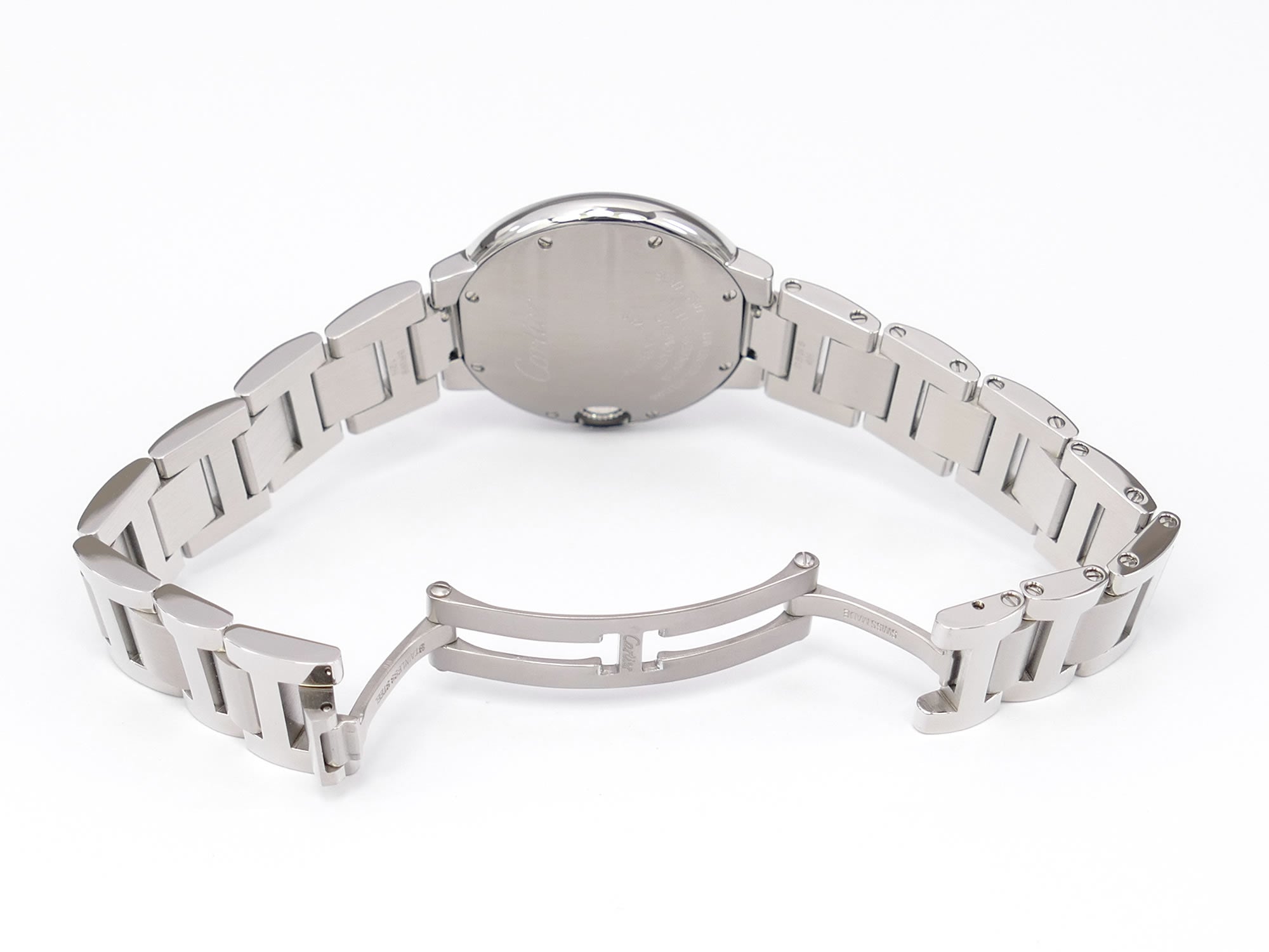 Cartier Ballon Bleu W6920071 stainless steel bi folding clasp