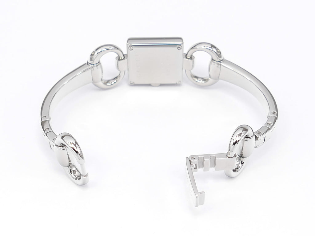 Gucci Tornabuoni 120 stainless steel bangle clip