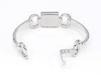 Gucci Tornabuoni 120 stainless steel bangle clip