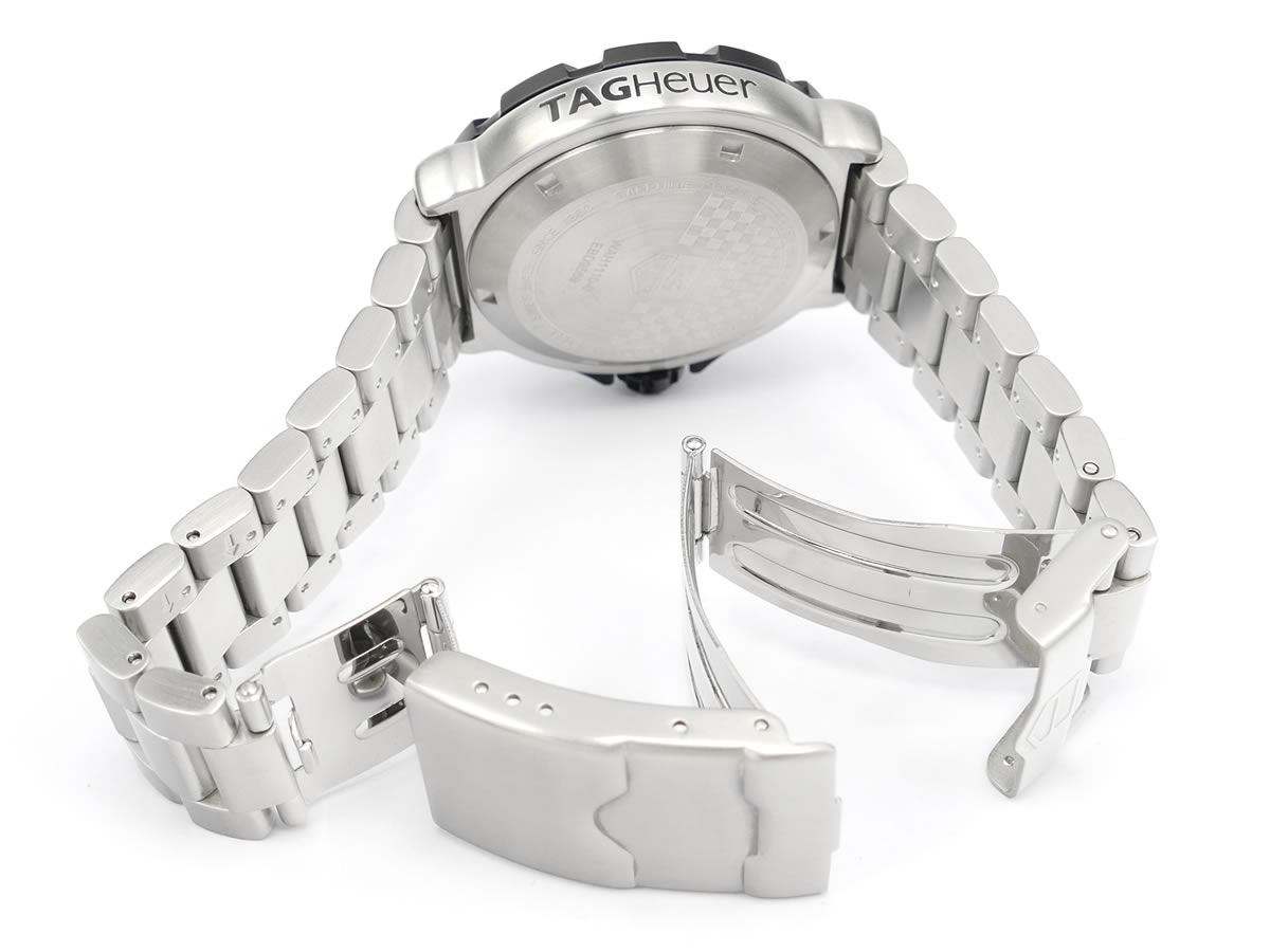 TAG Heuer Formula 1 Black WAH1110.BA0858 folding clasp and wetsuit extension